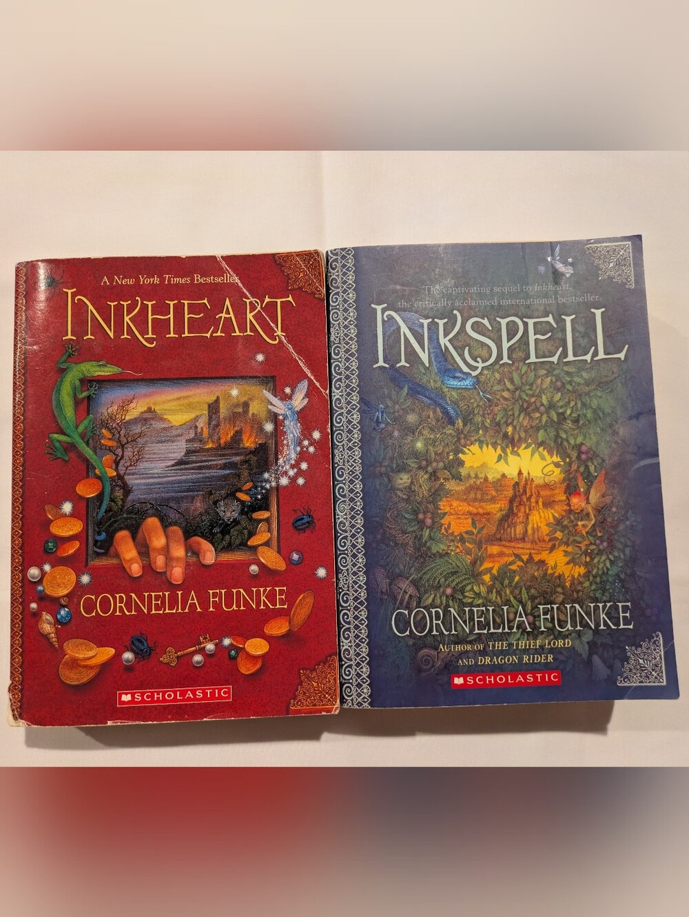 Inkheart and Inkspell by Cornelia Funke